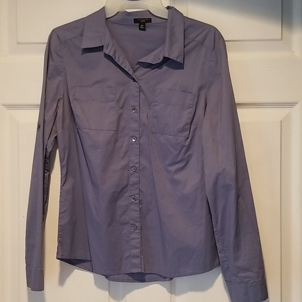 Denim blue Anne Taylor Petite  blouse